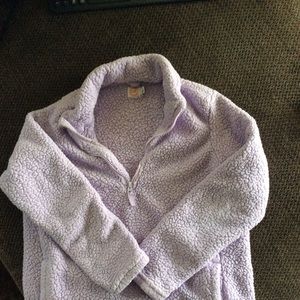 Girls Large Sherpa Pullover